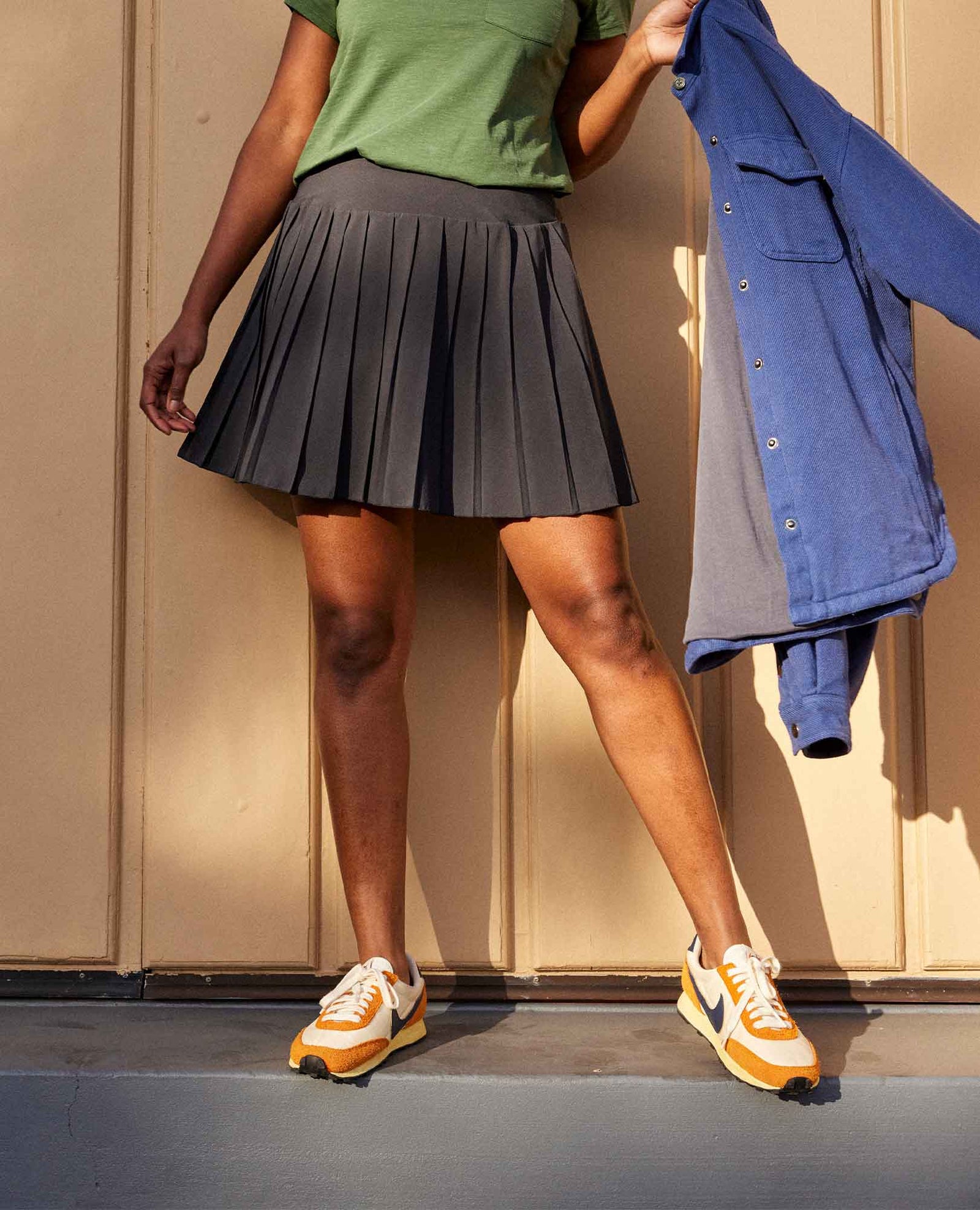 Toad & Co Sunkissed Pleated Skort | Black