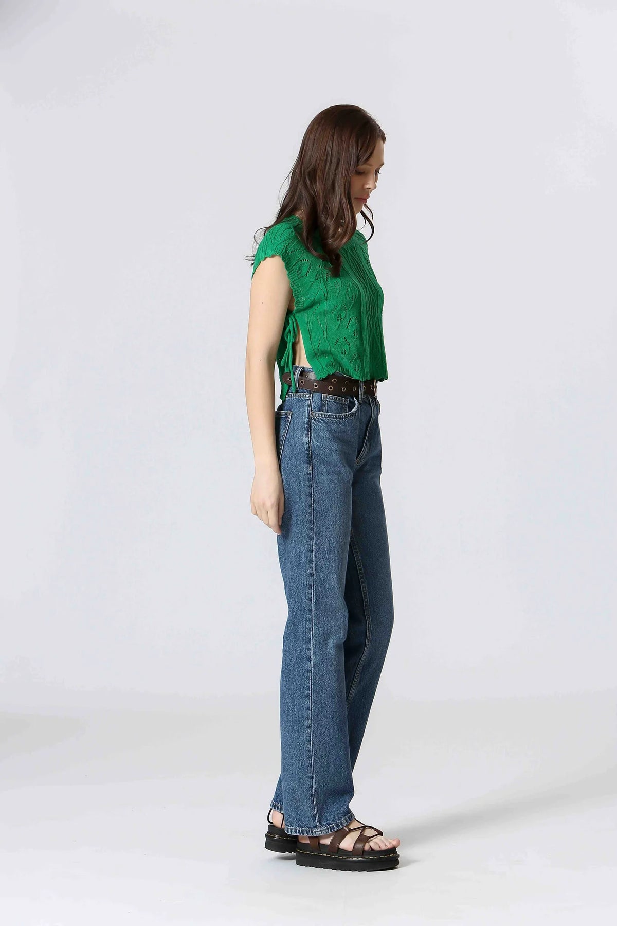 The Korner Knit Top | Green