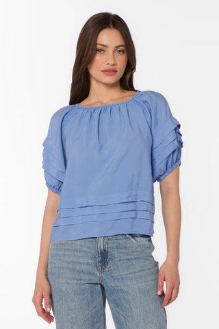 Velvet Heart Tashia Top | Peri Blue