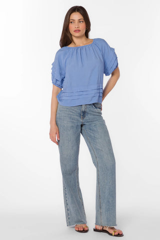 Velvet Heart Tashia Top | Peri Blue