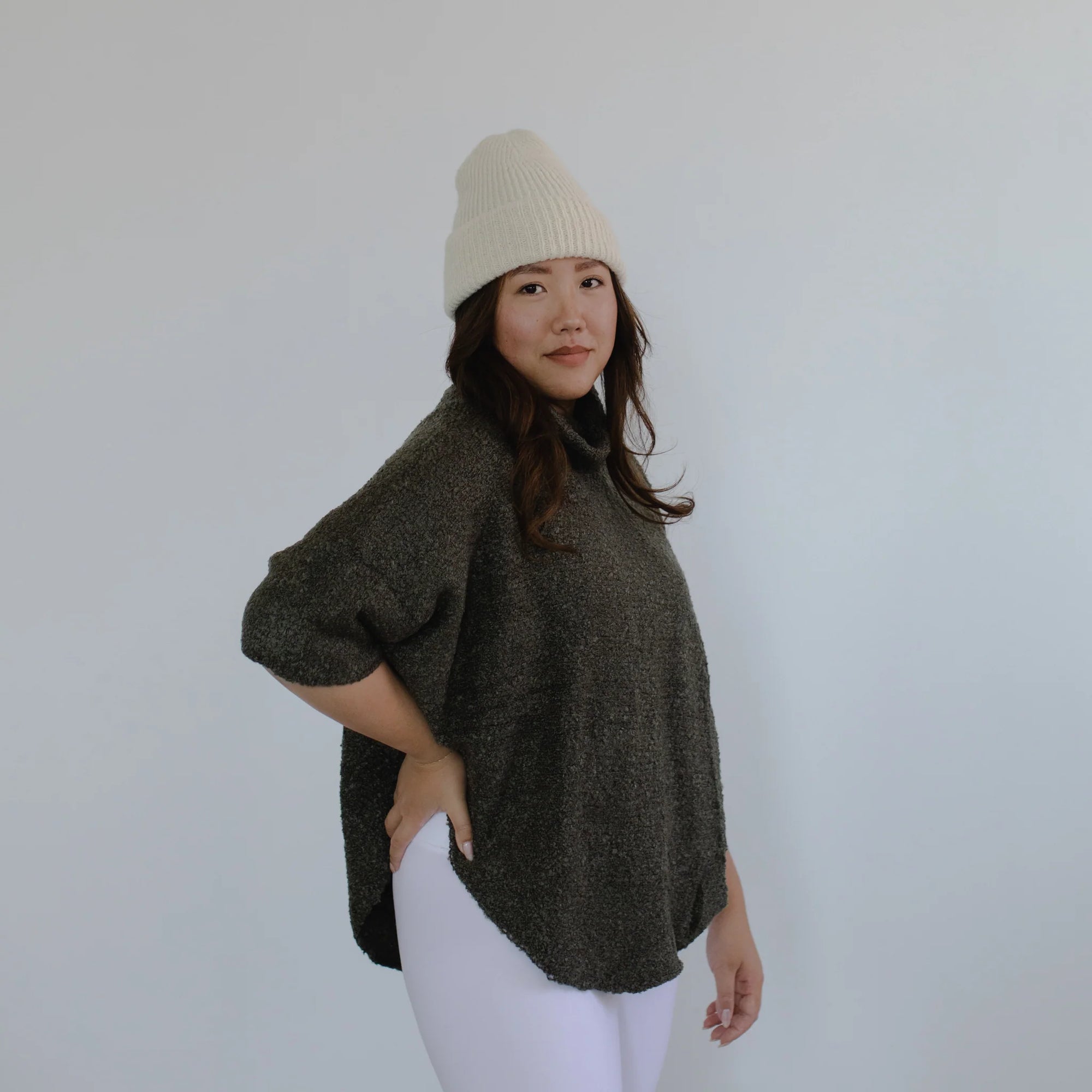 Pokoloko Tundra 100% Alpaca Hat| Smoke, Nutmeg + Frost