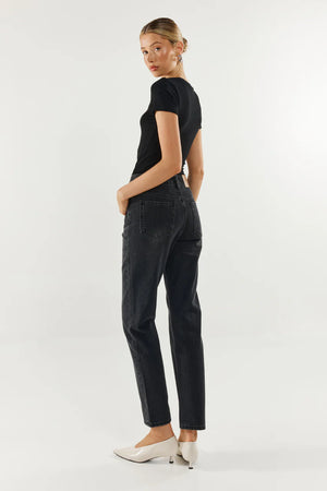 Madison The Label Tammy Baby Tee | Black + Sage