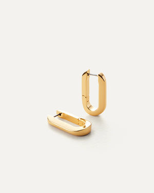 Jenny Bird U-Link Earrings | Gold + Silver