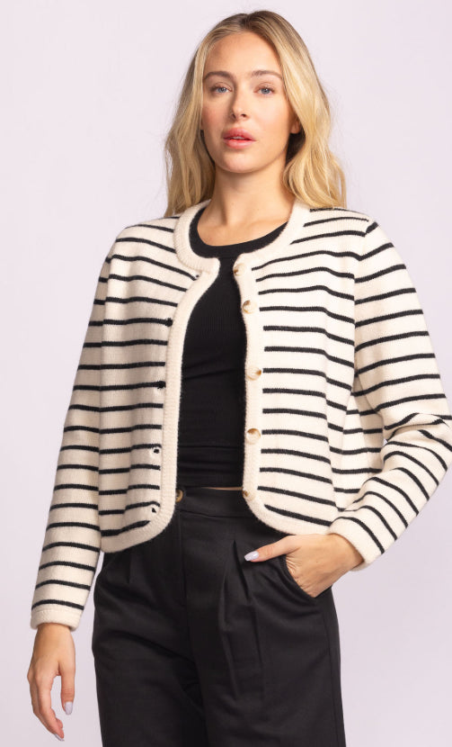 Pink Martini Chastain Sweater| Beige