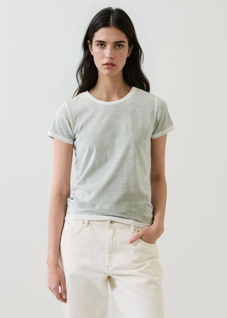 Patrick Assaraf Lightweight Cotton Classic T-Shirt | Rose, Cactus + Fondue