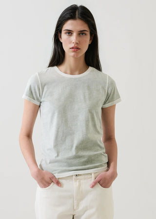 Patrick Assaraf Lightweight Cotton Classic T-Shirt | Rose, Cactus + Fondue