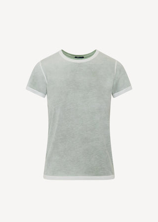 Patrick Assaraf Lightweight Cotton Classic T-Shirt | Rose, Cactus + Fondue