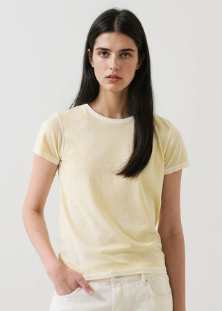 Patrick Assaraf Lightweight Cotton Classic T-Shirt | Rose, Cactus + Fondue