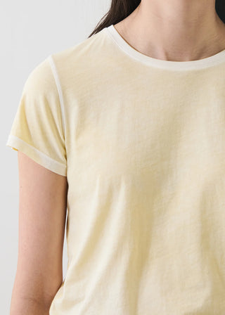 Patrick Assaraf Lightweight Cotton Classic T-Shirt | Rose, Cactus + Fondue