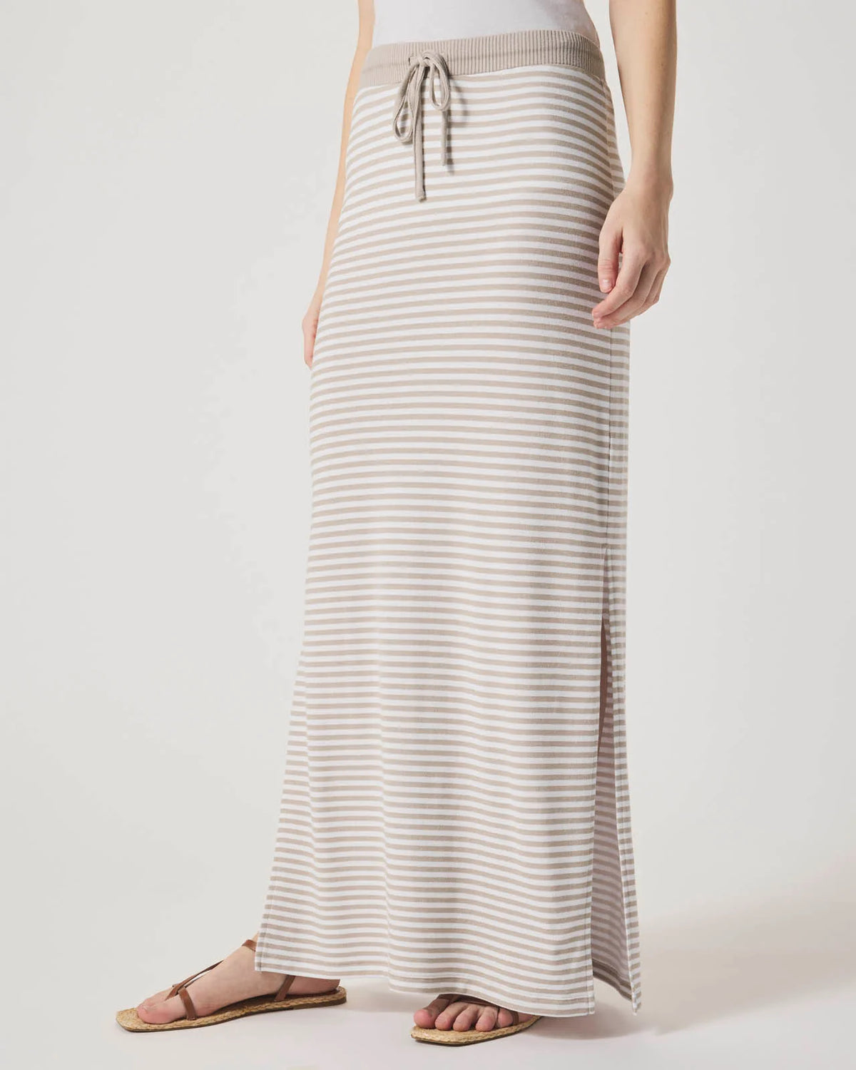 Splendid Brooke Stripe Skirt | Fawn