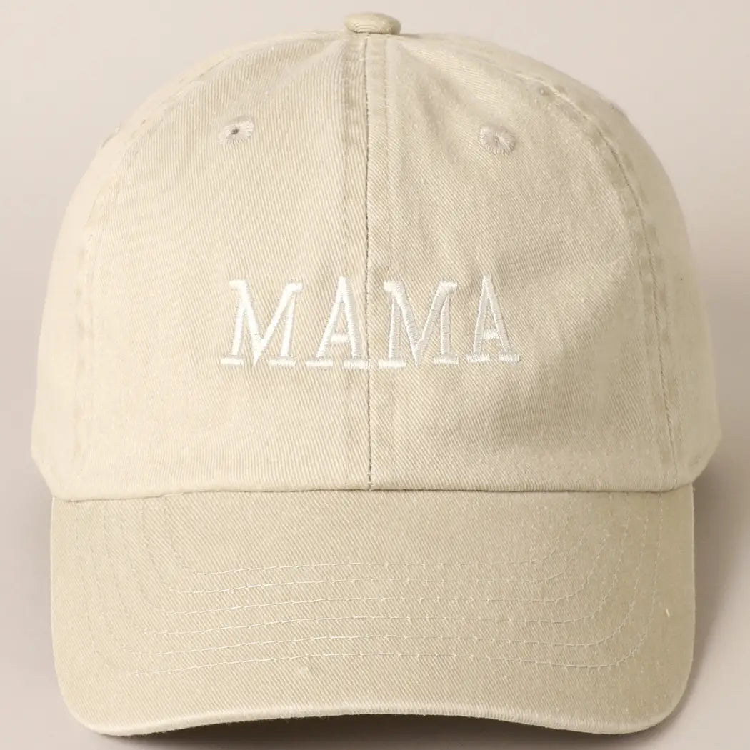 Mama Baseball Hat | Sand + Green