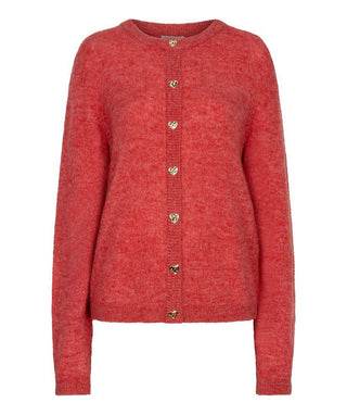 Esqualo Cardigan | Raspberry