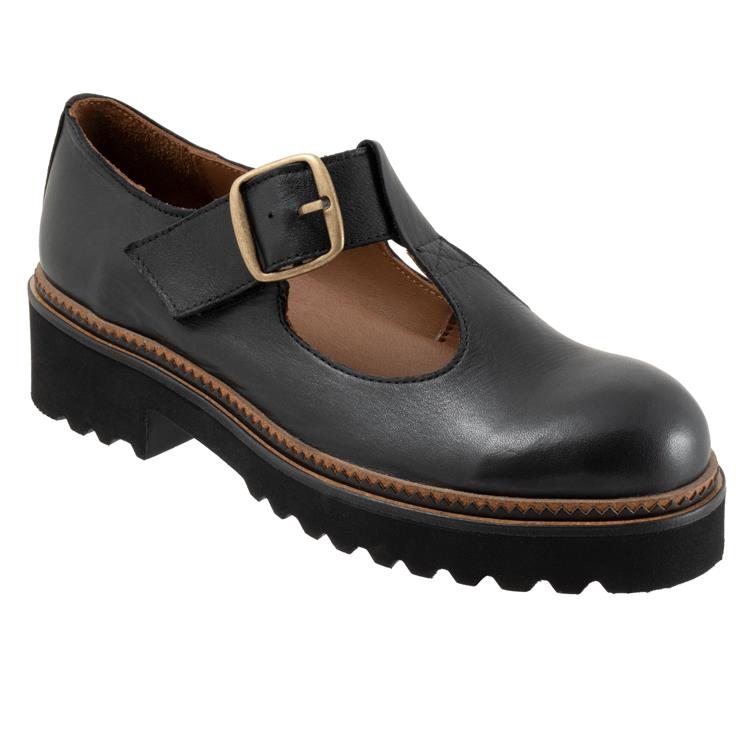 Bueno Abigal Leather Loafer | Black