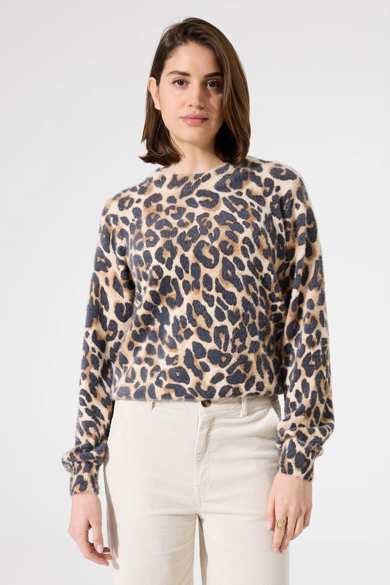 Garcia Pattern Pullover | Cheetah