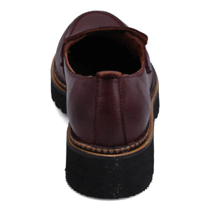 Bueno Annie Loafer | Black + Merlot