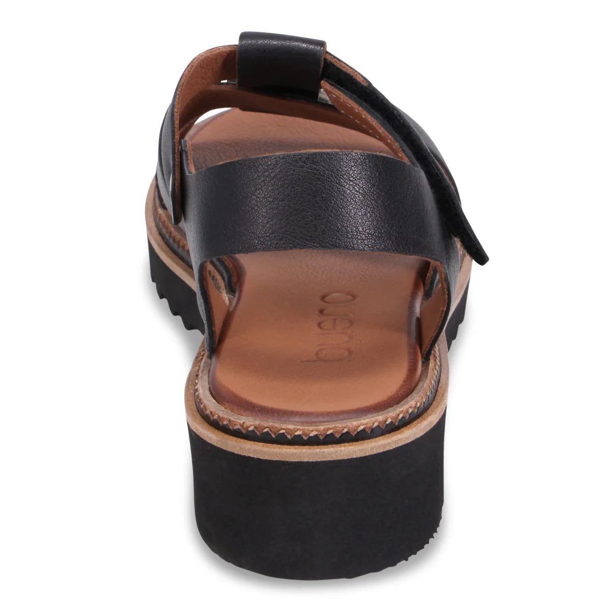 Buenos Athena Leather Sandal | Black
