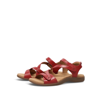 Taos Big Time Sandal | Natural, Black + Red