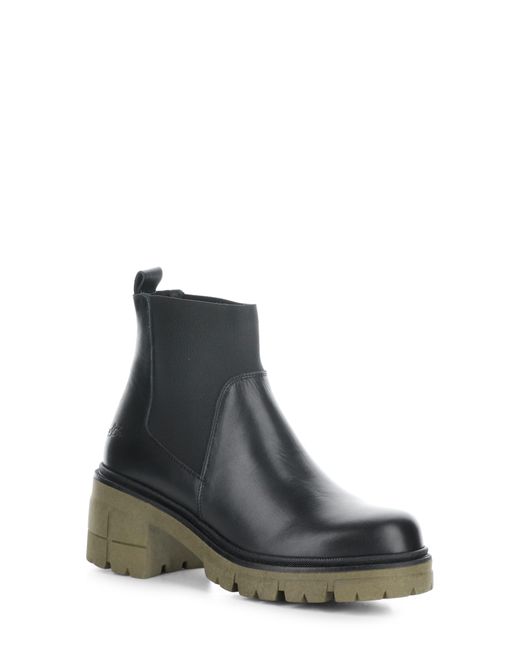 Bos Co Bian Lug Sole Boot Black Khaki