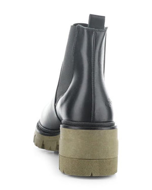 Bos & Co Bian Lug Sole Boot | Black/Khaki