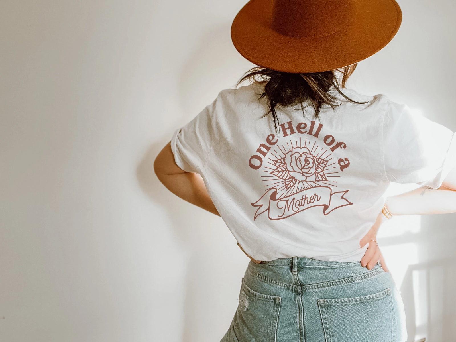 One Hell Of A Mother Tee | White