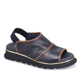 Django & Juliette Carlenet Platform Sandal | Navy-Tan
