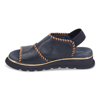 Django & Juliette Carlenet Platform Sandal | Navy-Tan