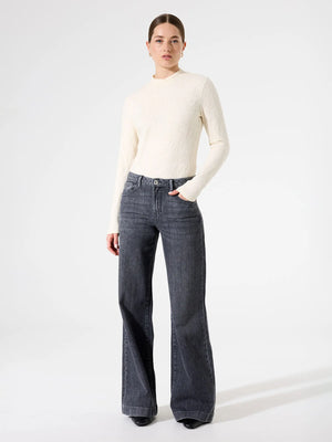 Garcia Long Sleeve Shirt | Black + Off White