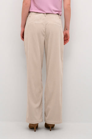 Cream Cory Straight Pant | Pitch Black & Ancient Scroll