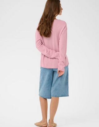 Cream Romane Knit Pullover | Pink Nectar