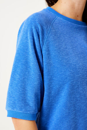 Garcia Sweater | Ecru + Blue
