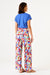 Garcia Crinkle Pants | Printed Blue