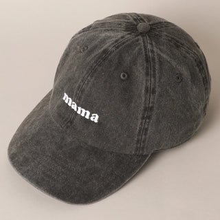 Mama Baseball Hat | Blue + Black