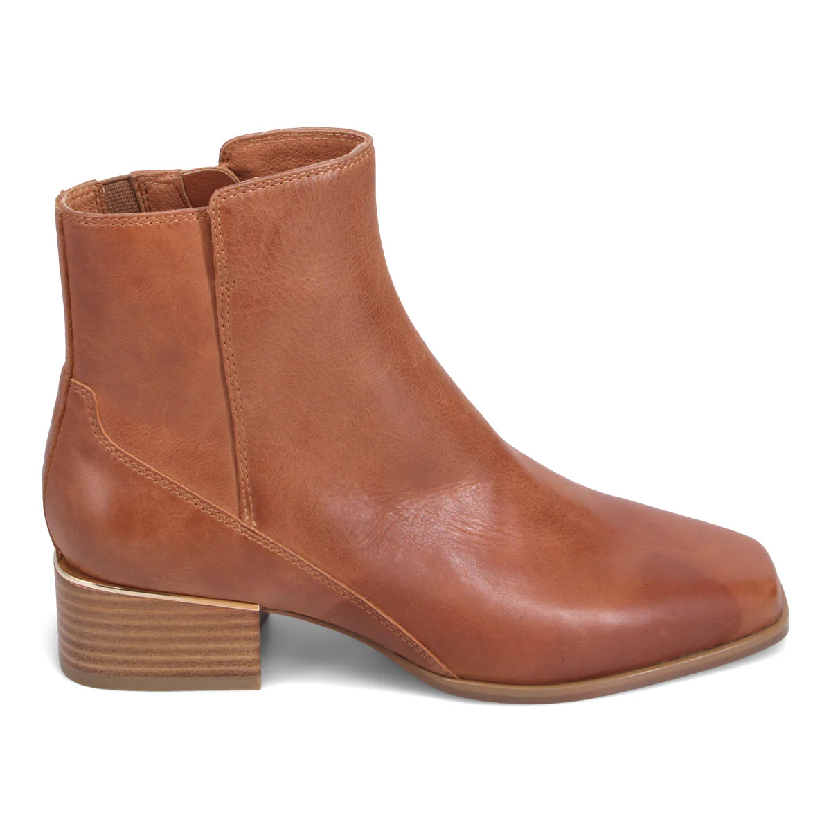 Django & Juliette Donaldsy Leather Ankle Boot | Cognac