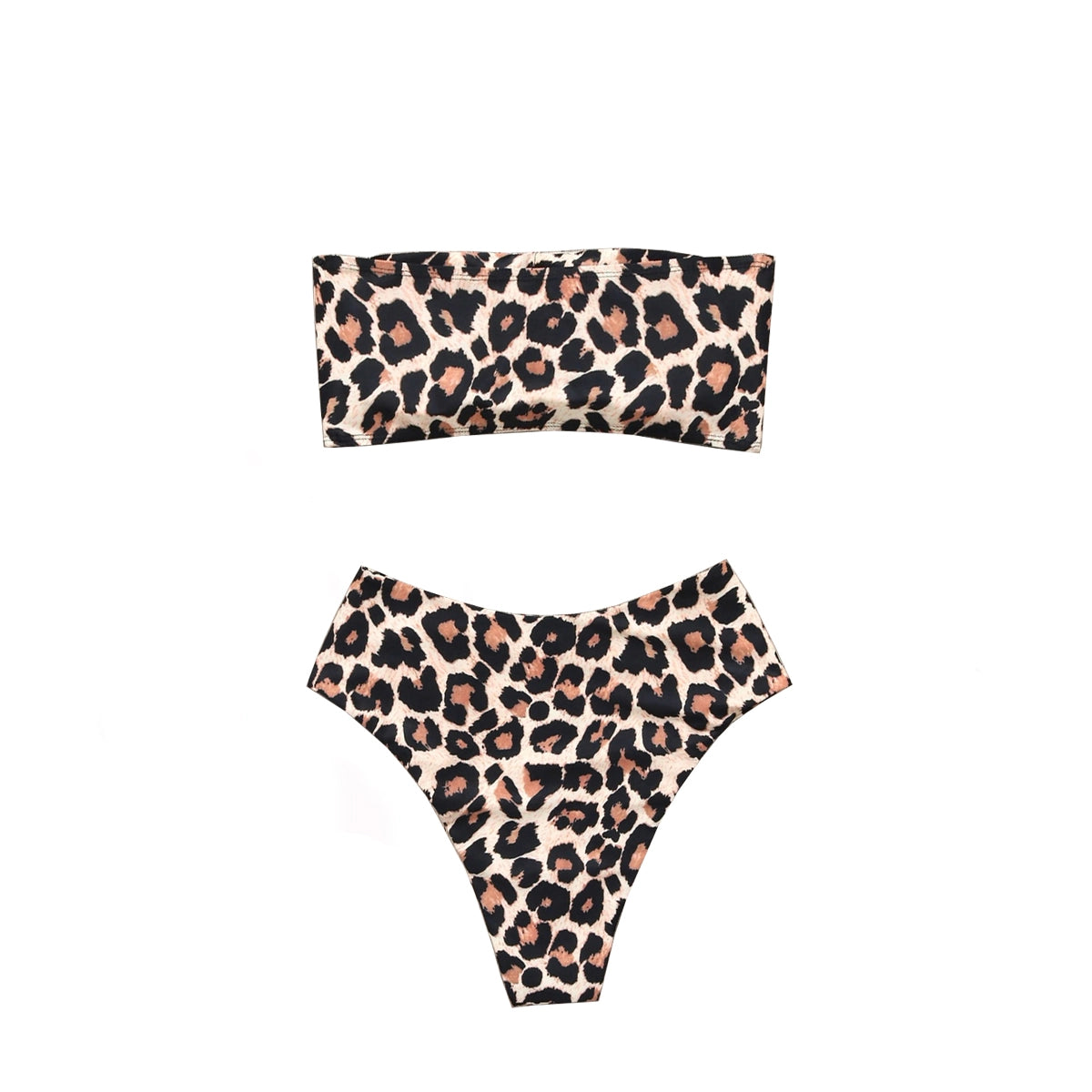 Shady Lady Malibu Two Piece Swimsuit | Leopard