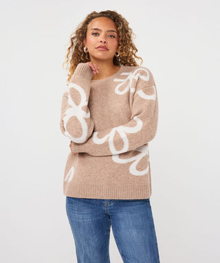 Esqualo Knit Jumper | Sand Melange