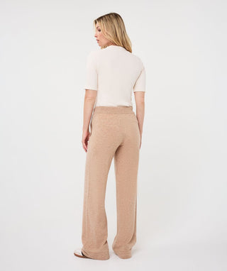 Esqualo Short Sleeve Cotton Top | Biscuit