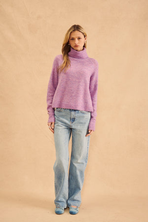 John & Jenn Emmertt Sweater | Candy Floss + Camel