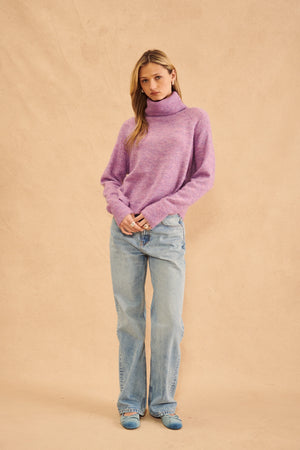 John & Jenn Emmertt Sweater | Candy Floss + Camel