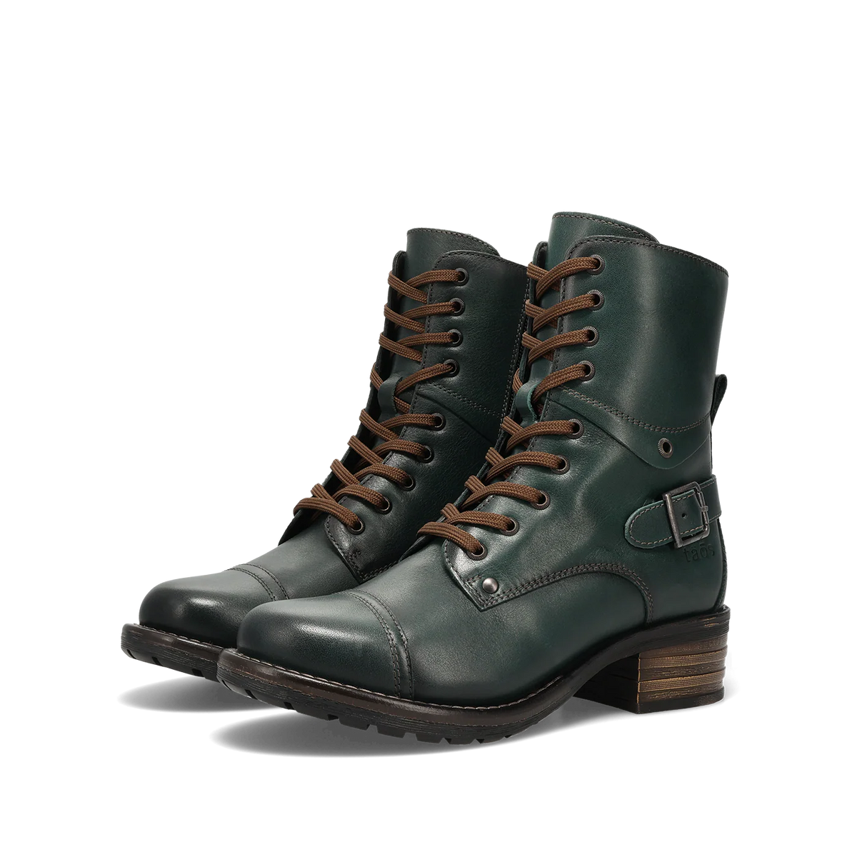 Taos Crave Leather Boots | Tan + Teal