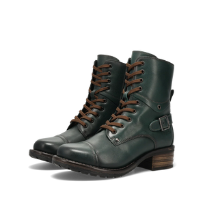 Taos Crave Leather Boots | Tan + Teal