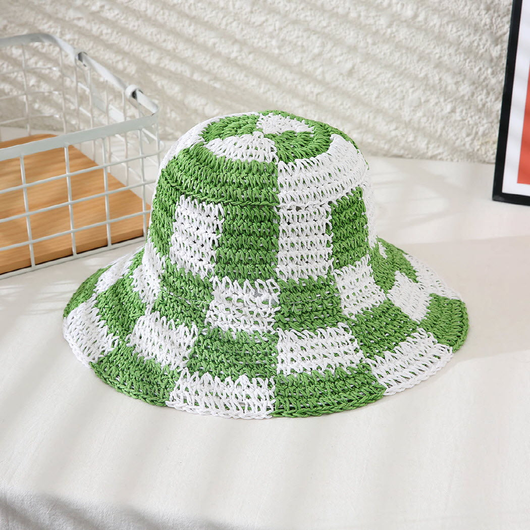 Checkerbord Bucket Hat | Green