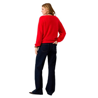 Garcia Sweater | Red, Sapphire, Hazel