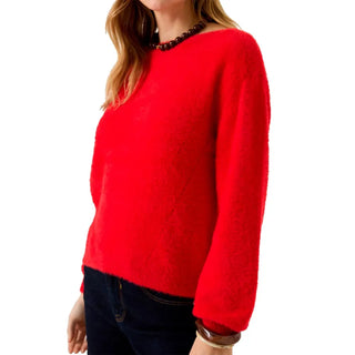 Garcia Sweater | Red, Sapphire, Hazel