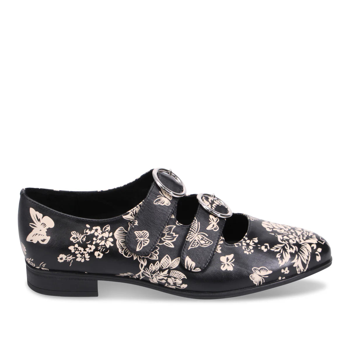 Django & Juliette Gifth Flat | Black Floral