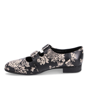Django & Juliette Gifth Flat | Black Floral