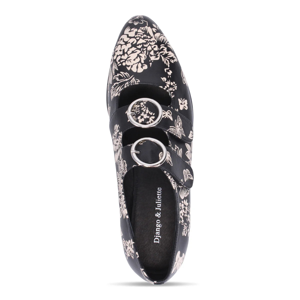 Django & Juliette Gifth Flat | Black Floral
