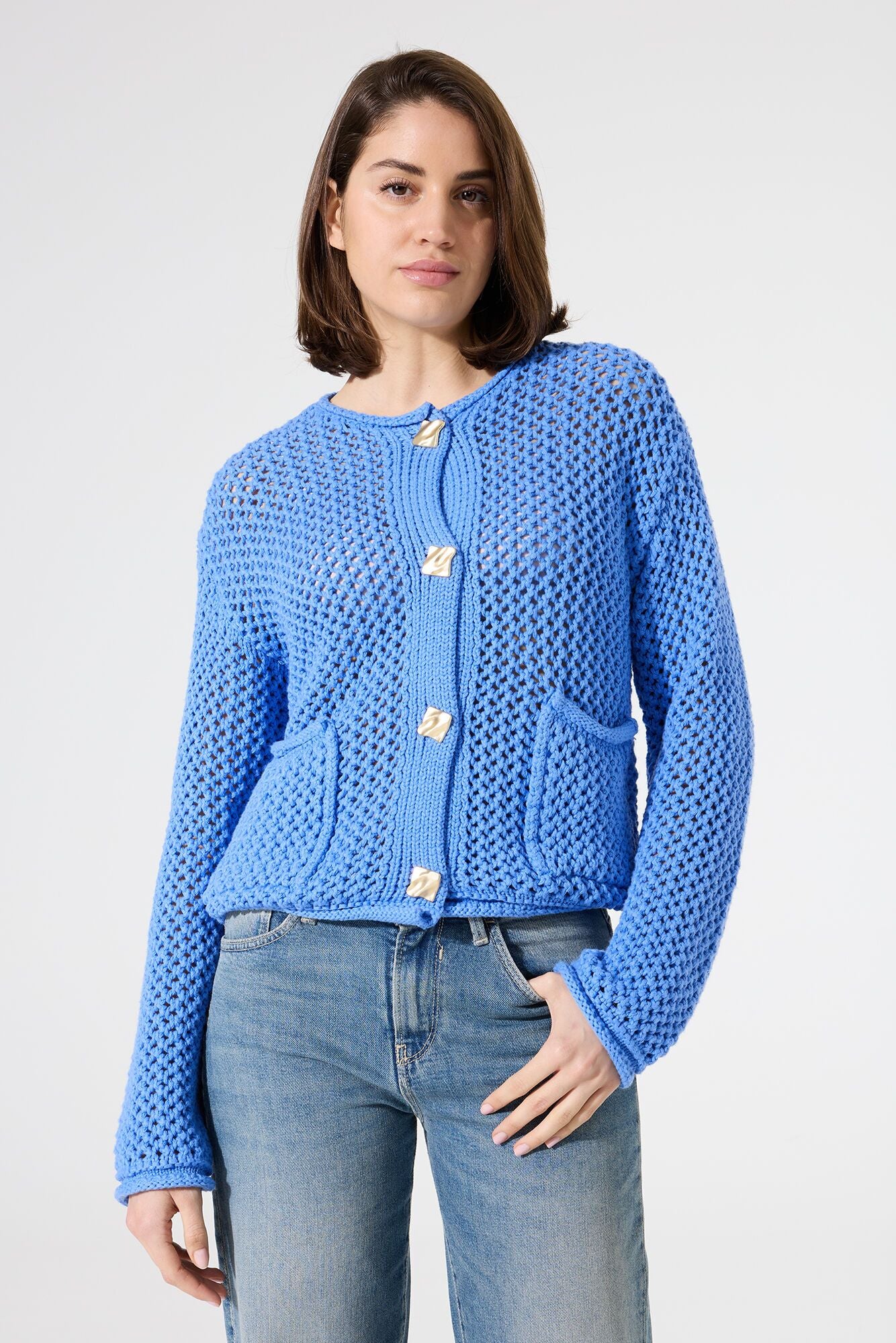 Garcia Cardigan | Blue