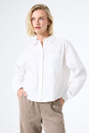 Garcia 100% Cotton Blouse | Off White