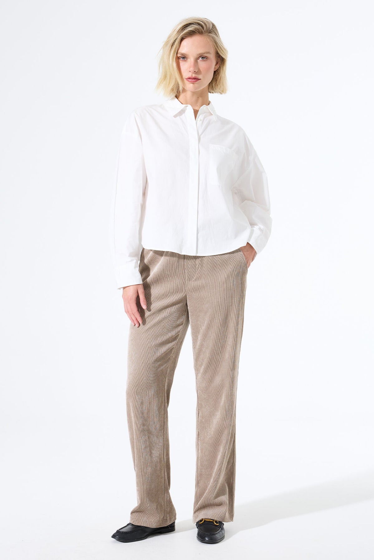 Garcia 100% Cotton Blouse | Off White