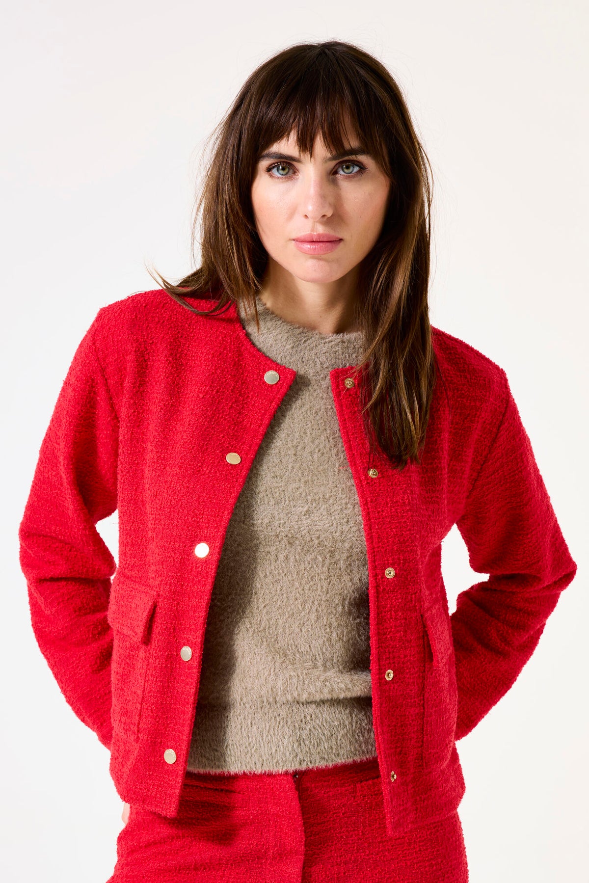 Garcia Ladies Jacket | Red
